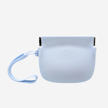 Up Dog Pouch // Small silicone treat bag (blue)