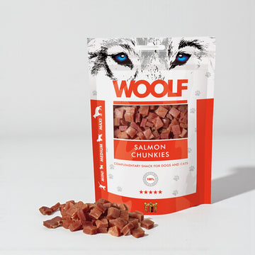 Woolf Salmon Chunkies // Bløde træningsgodbidder (laks)