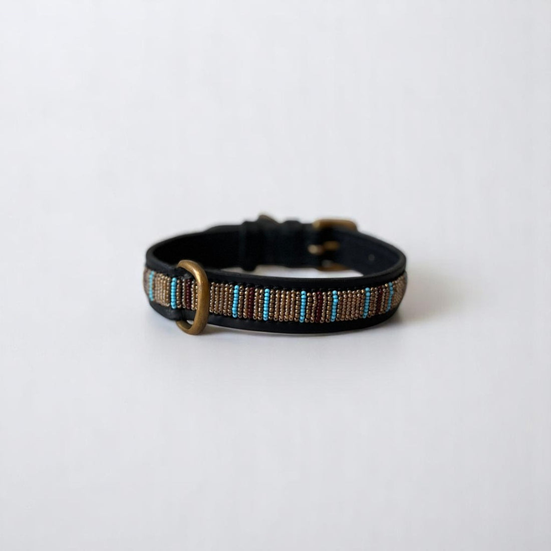 Zinj Blue Nile // Håndlavet hundehalsbånd med perler
